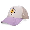 PACIFIC BRIM Women's and Men's Adjustable Cap Mesh Side Panels Trucker Hat