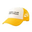 PACIFIC BRIM Women's and Men's Adjustable Cap Mesh Side Panels Trucker Hat