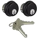 Pacific Doorware Commercial Mortise Lock Cylinder, Bronze, 2 Pack