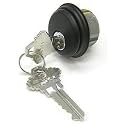 Pacific Doorware Door Lock Cylinder with Key - Mortise Thumbturn Bronze