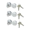 Pacific Doorware Storefront Door Mortise Lock Cylinder Thumbturn, 3 Pack