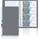 Pack of 1 Business Card Holders| These Card Holder Holds Business,Visiting Id Card Book Case (Grey, 240 Pocket)