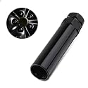 Pack-1 Car Hub Anti-Theft Screws Disassembly Tool, 7 Slot Modification Nut Wheel Hub Screw Sleeve, 7 Point Spline Drive Tuner Replacement Socket Adapter, Universal for Most Cars (Black)