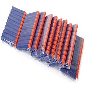 pack of 100 bullet foam dart bullets for nerf n-strike elite guns