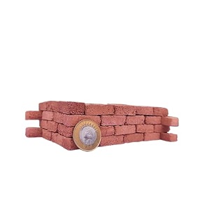 pack of 100 realistic mini bricks 301510 mm perfect for civil engineering projects miniature models craft ideas amp more
