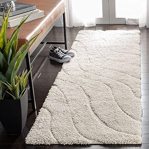 Pack of 2 Abstract Wavy Design Shaggy
