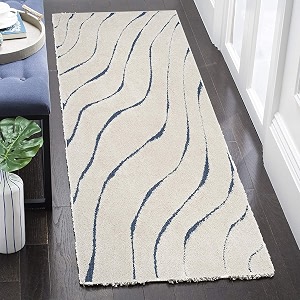 Pack of 2 Abstract Wavy Design Shaggy