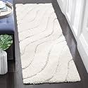 Pack of 2 Abstract Wavy Design Shaggy