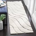 Pack of 2 Abstract Wavy Design Shaggy