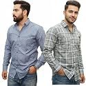 Pack of 2 Men39s Cotton Fabric Button