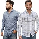 Pack of 2 Men39s Cotton Fabric Button