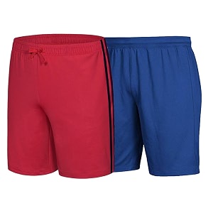 Pack of 2 Men Polyester Shorts -Sports
