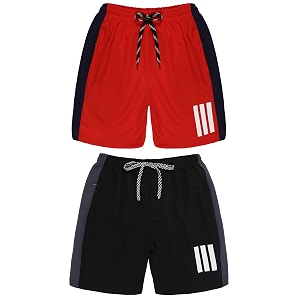 Pack 2 Polyester Sports Shorts for Boys