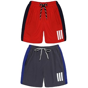 Pack 2 Polyester Sports Shorts for Boys