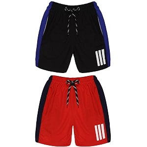 Pack 2 Polyester Sports Shorts for Boys