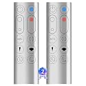 [Pack of 2] Replacement Fan Remote Control fit for HP02 HP03 Remote