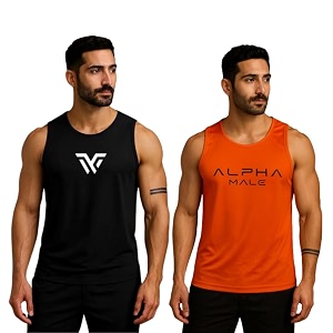 Pack of 2 Sando For Men Mens