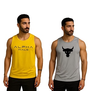 Pack of 2 Sando For Men Mens