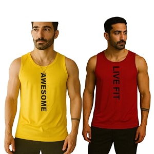 Pack of 2 Sando For Men Mens