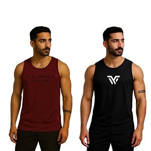 Pack of 2 Sando For Men Mens