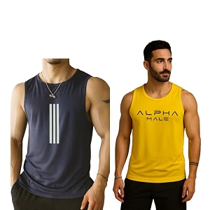 Pack of 2 Sando For Men Mens