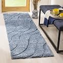 Pack of 2 Textured Wave Shaggy Carpet