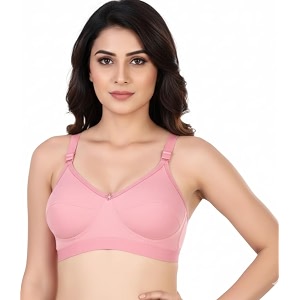Pack of 2 Womens Pure Cotton Non-Padded