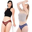 Pack of 2 Women Bikini Maroon &amp; Blue Lace Net Panty (Pp-11Mmadb-P) | ELGANTE_PP-11MMADB-P