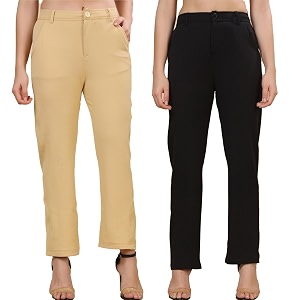 Pack of 2 Womens Regular Fit Solid