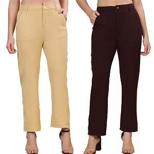 Pack of 2 Womens Regular Fit Solid