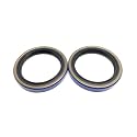 (Pack of 2) WPS Trailer Hub Wheel Double Lip Grease Seal 15192TB (10-60) 1.500'' x 1.987'' for 2000# Axles
