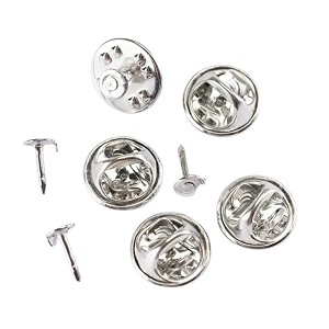 Pack of 25 Butterfly Metal Clutch Locking