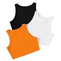 Pack of 3 Stylish Sleeveless Round Neck