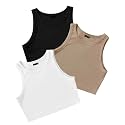 Pack of 3 Stylish Sleeveless Round Neck