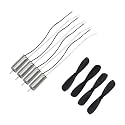 (Pack of 4) Magnetic Micro Coreless Motor with fan 8520 (85 * 20) for Micro Quadcopters - 2xCW and 2xCCW