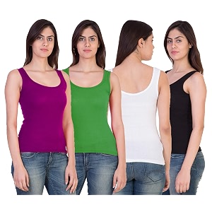 Pack of 4 Premium Tank Top Vest