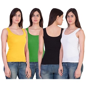 Pack of 4 Premium Tank Top Vest