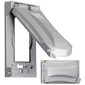 Pack of 4 Single-Gang Weatherproof Heavy Duty Universal Flip Cover MX1050S Gray Finish Hubbell Bell
