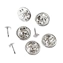 Pack of 50 Butterfly Metal Clutch Locking