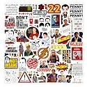 Pack of 61 TBBT Big Bang TV Series Laptop Vinyl Self-Adhesive BBT Sticker for Adults, Multicolor Stickers for Laptop, Journal, Guitar, Mobile - Waterproof Residue Free