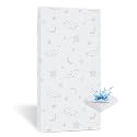 Crib Mattress Topper 2" x 27.5" x 52", High Density Foam Breathable Baby and Toddler Mattress Topper with Waterproof Removable and Washable Cover, Fits Standard Cribs and Toddler Beds
