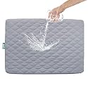 Pack and Play Sheets Mattress Pad Protector Fitted Waterproof Fit for Graco
