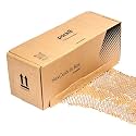 Sustainable Brown Honeycomb Paper Bubble Wrap with Dispenser (100M X 15") |Cushioning Wrap For Packing, Shipping & Moving | Expandable upto 150M, Pack of 5
