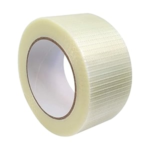 cross filament strapping tape 2 inch x 50 meter heavy duty transparent reinforced fiberglass tape 2 inch 1