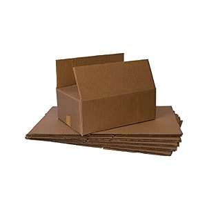 3 ply corrugated brown cardboard box packaging box size - 16x16x5 inches pack of 5