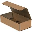 3 Ply Postal Self Locking Corrugated A4 Packing Box for Shipping, Packaging, Gift Items &amp; Storage, E-Flute - 9 x 5 x 4.5 Inches, Brown (Pack of 10)