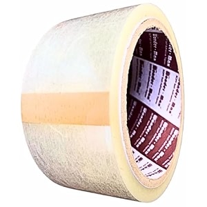 wondermax - pack of 3 - bopp transparent 2 inch x 50 mtrs high-strength cello packing tape for home office industrial ecommerce box packaging decorating amp diy