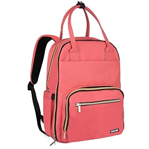 packnbuy stylish baby diaper bag backpack for mom dad travel red