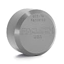 PACLOCK's 7-Series Flat Back Puck w/Tapped Holes, Standard Rekeyable (SR), One Lock Keyed to a Number U-Pick! w/ 2 Keys, Silver