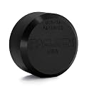 PACLOCK's 7-Series Flat Back Puck w/Tapped Holes, Standard Rekeyable (SR), Keyed Differently w/ 2 Keys, Black